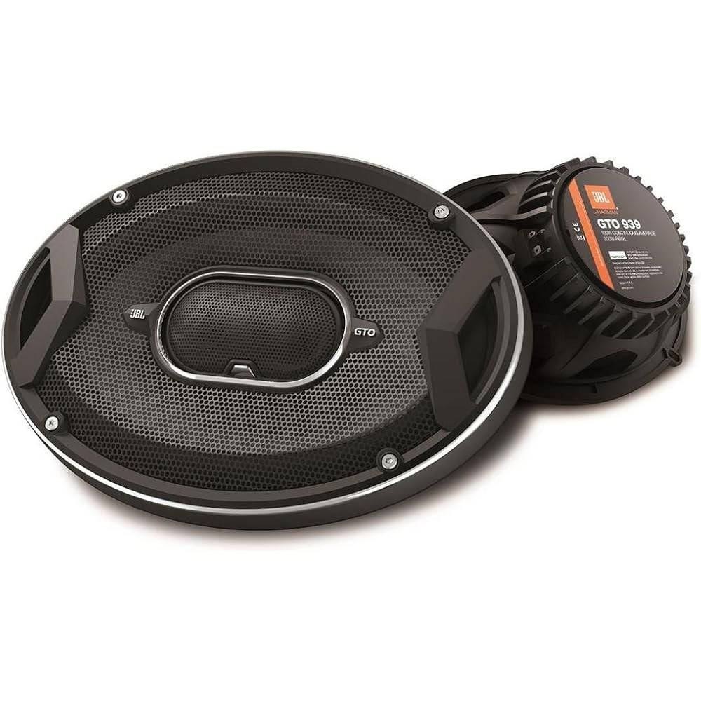 JBL GTO939 GTO Series 6x9-inch 300W 3-Way Coaxial Audio Speakers
