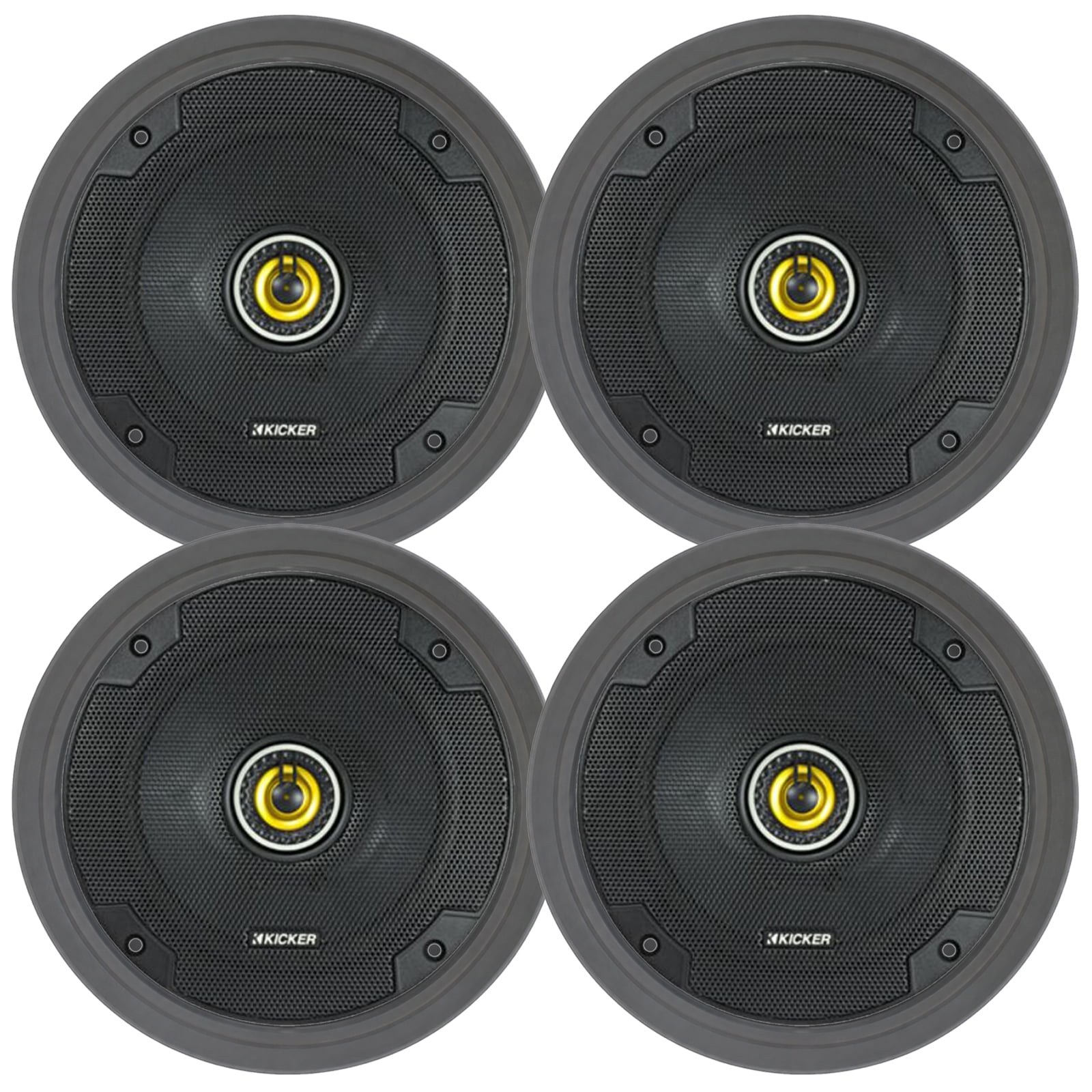 Kicker CS-Series CSC65 6.5-Inch Coaxial Car Speakers, 4-Ohm, Pair