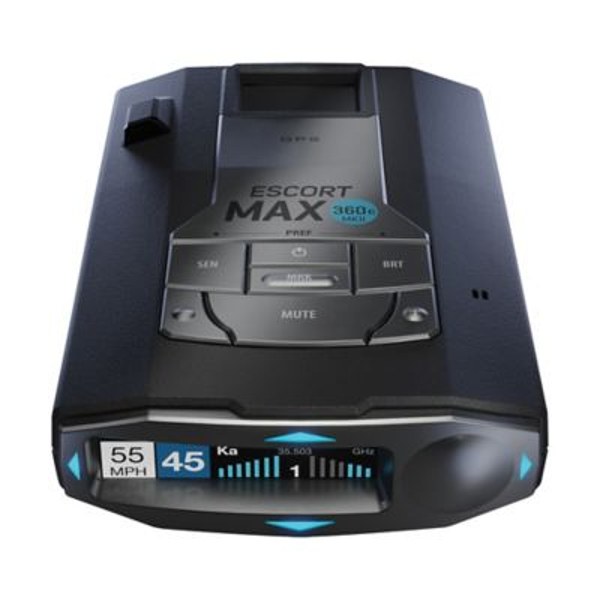 Escort MAX 360c MKII Laser Radar Detector, Dual-Band WiFi, Bluetooth, 360 Arrows