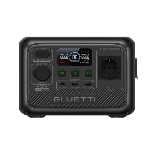 BLUETTI AC2A Portable Power Station, 300W, 204Wh LiFePO4, App Control