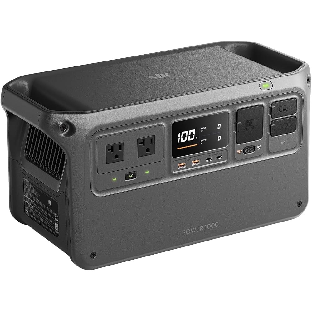 DJI Power 1000 Portable Power Station, 1024Wh, 2200W, LiFePO4