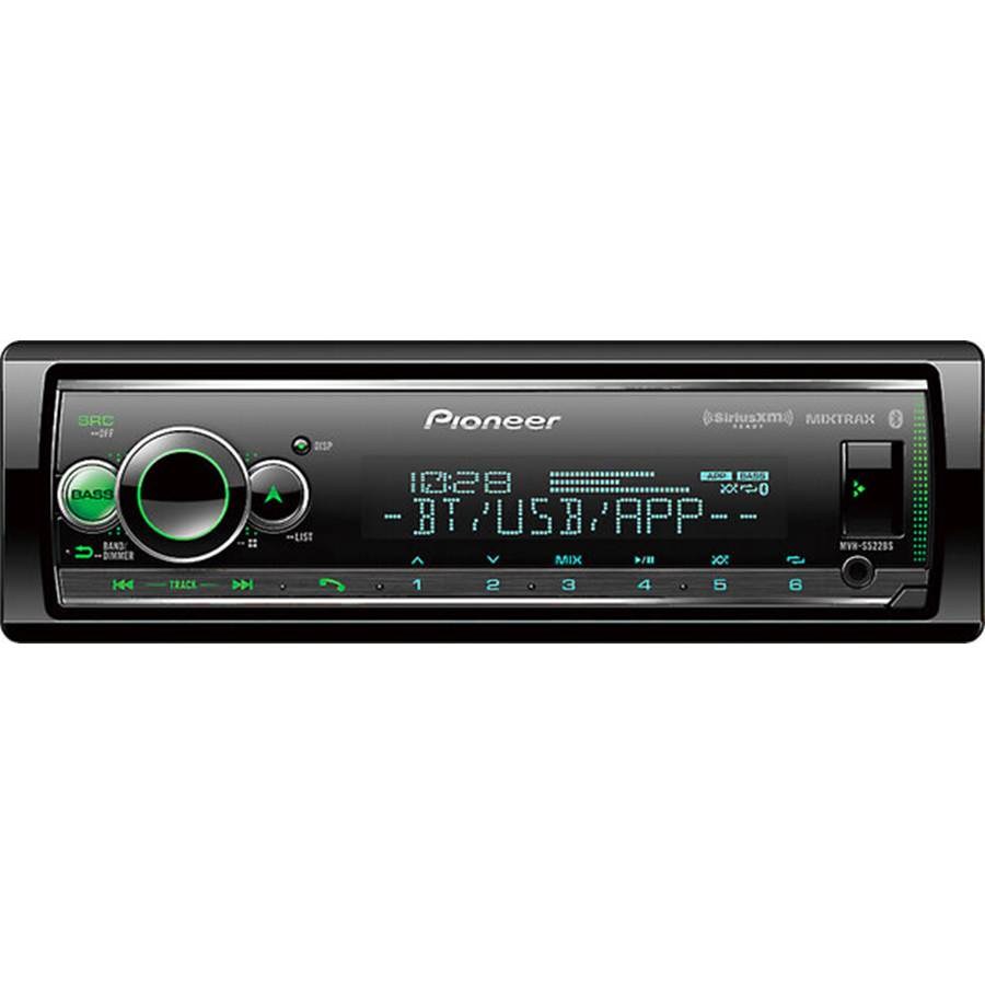 Pioneer MVH-S522BS Single-DIN Mechless Receiver, Bluetooth, Short Chassis