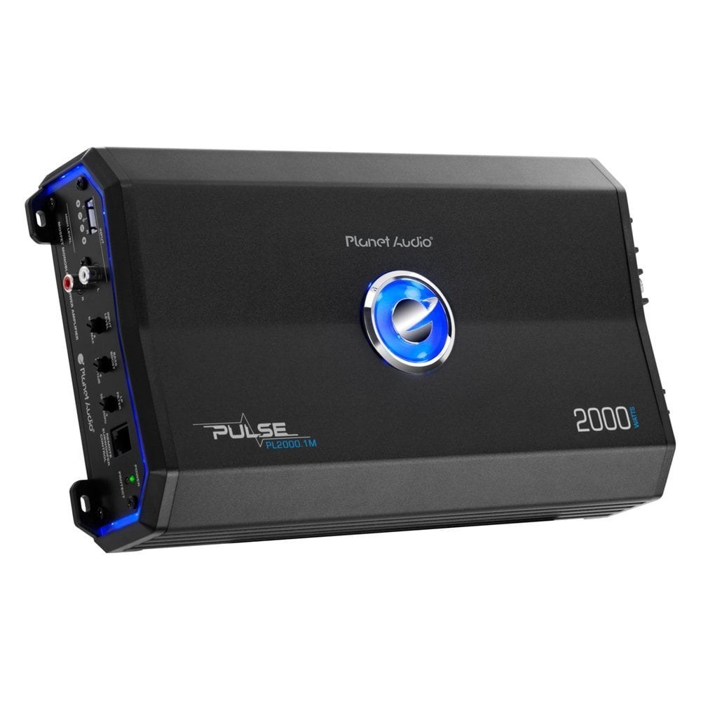 Planet Audio PL2000.1M Monoblock Car Amplifier, 2000 Watts, 2/4 Ohm Stable