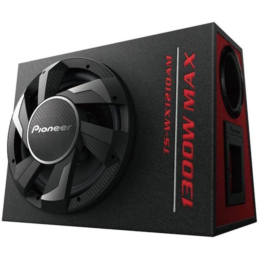 Pioneer TS-WX1210AM 12-Inch Active Subwoofer with Built-In Amplifier, 1300W Peak