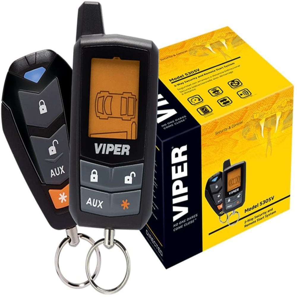 Viper 5305V 2-Way LCD Vehicle Car Alarm, Keyless Entry, Remote Start System