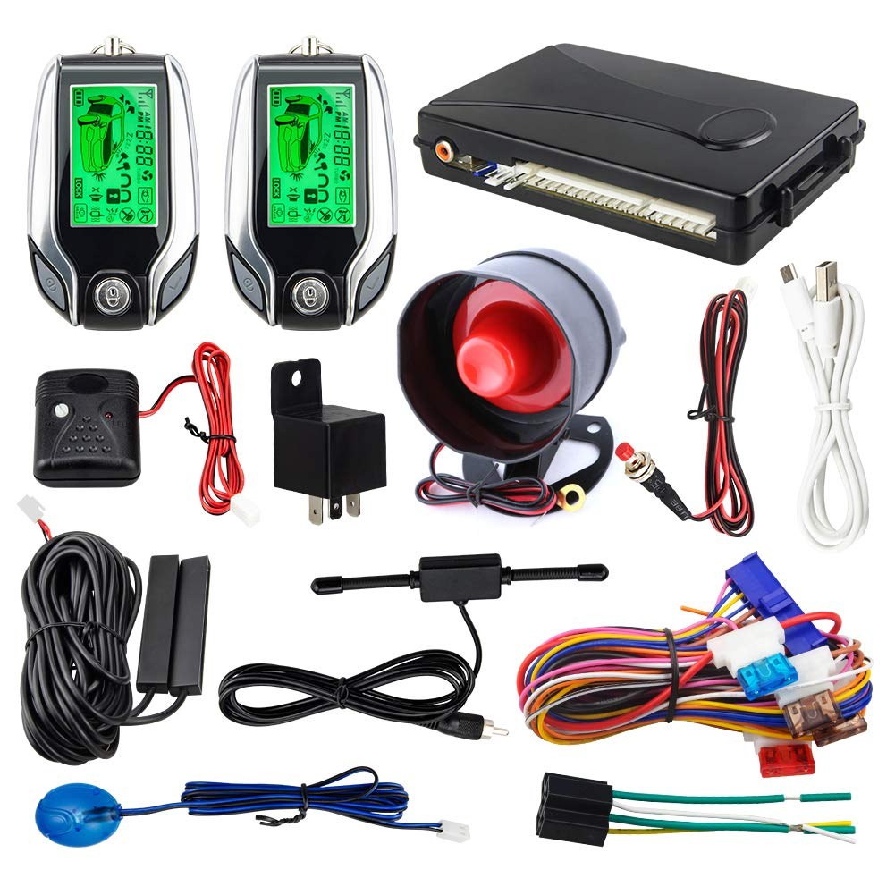 EASYGUARD EC204 Car Alarm System, 1640 ft Range