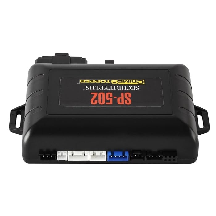 Crimestopper SP-502 Car Alarm, 3500 ft Range, Built-in Remote Start