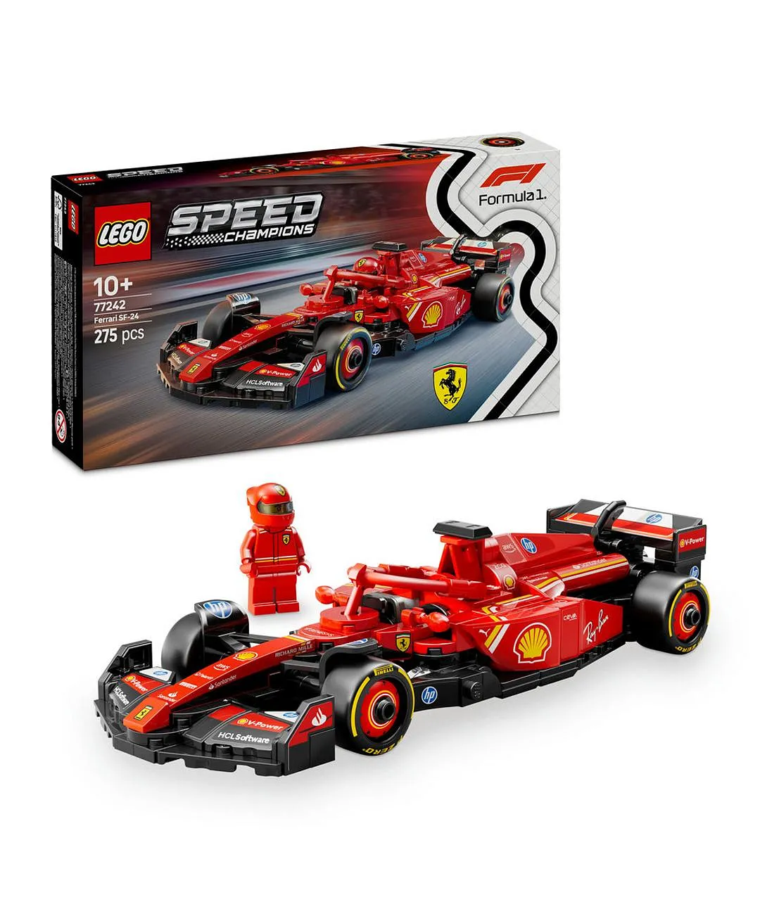 LEGO Speed Champions Ferrari SF-24 F1 Race Car (77242)