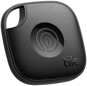 Life360 Tile Mate (2024) Bluetooth Tracker, Keys Finder and Item Locator, 1-Pack (Black)