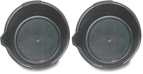 Funnel King 32950 Oil Drain Pan, Length 13 1/2", Height 4 1/2", Made in USA, Black