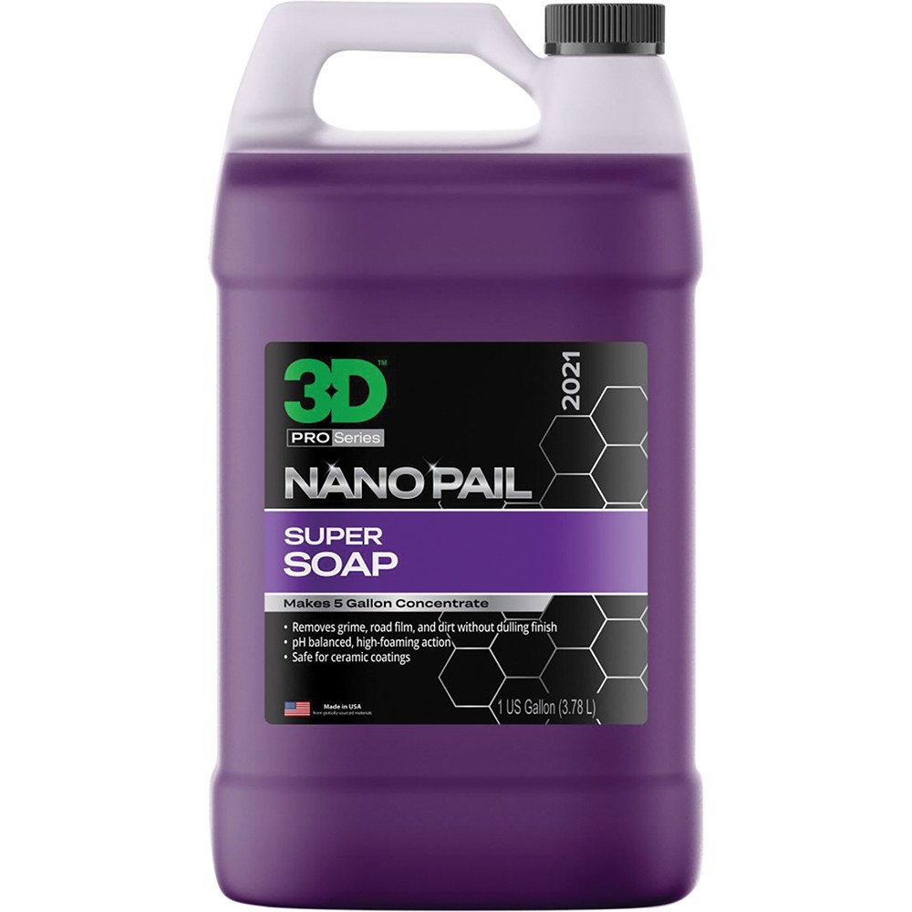 3D Pink Car Wash Soap 1 Gallon