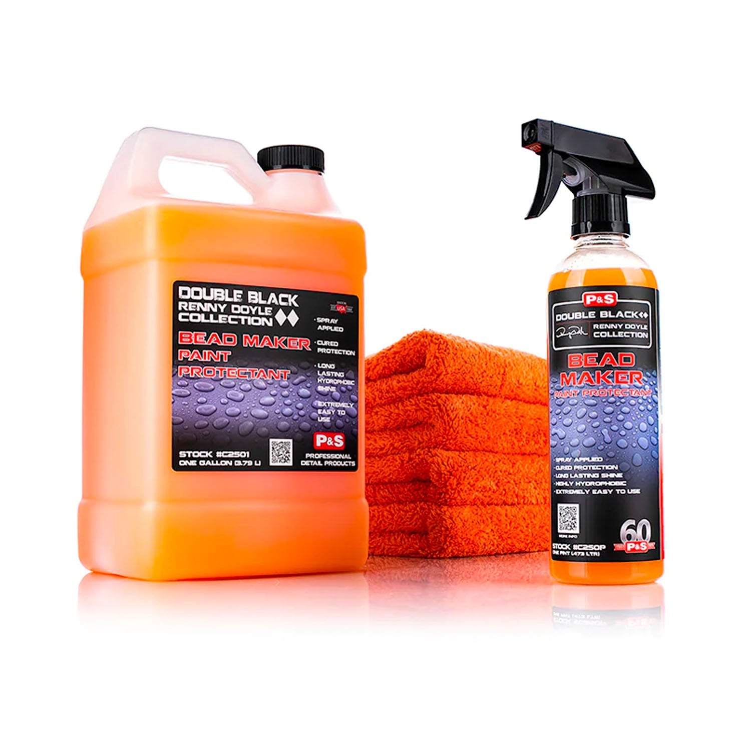 P&S Bead Maker Paint Protectant & Sealant 1 Gallon + 4 Eagle Edgeless Towels
