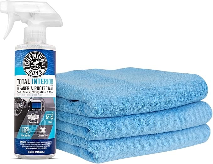 Chemical Guys Total Interior Cleaner & Protectant with 3 Microfiber Towels