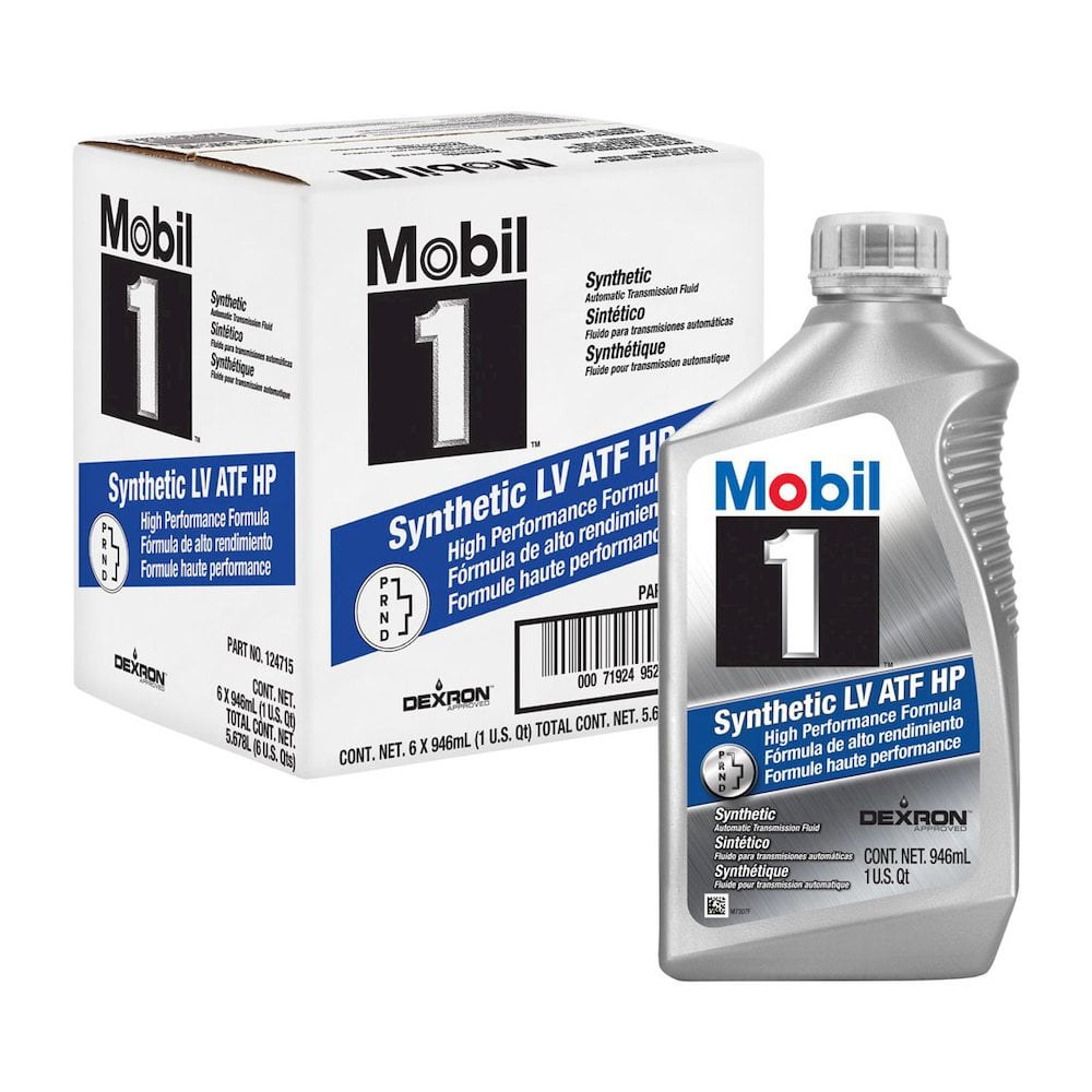 Mobil 1 Transmission Fluid Dexron-VI ATF Synthetic 1 Qt, Set of 6