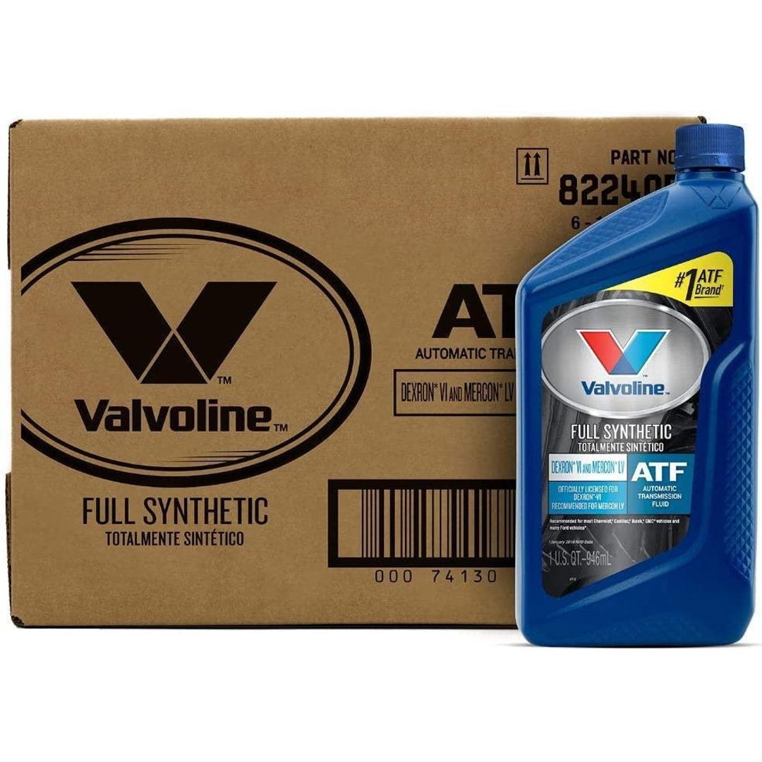 Valvoline DEXRON VI/MERCON LV ATF Full Synthetic 1 QT, Case of 6