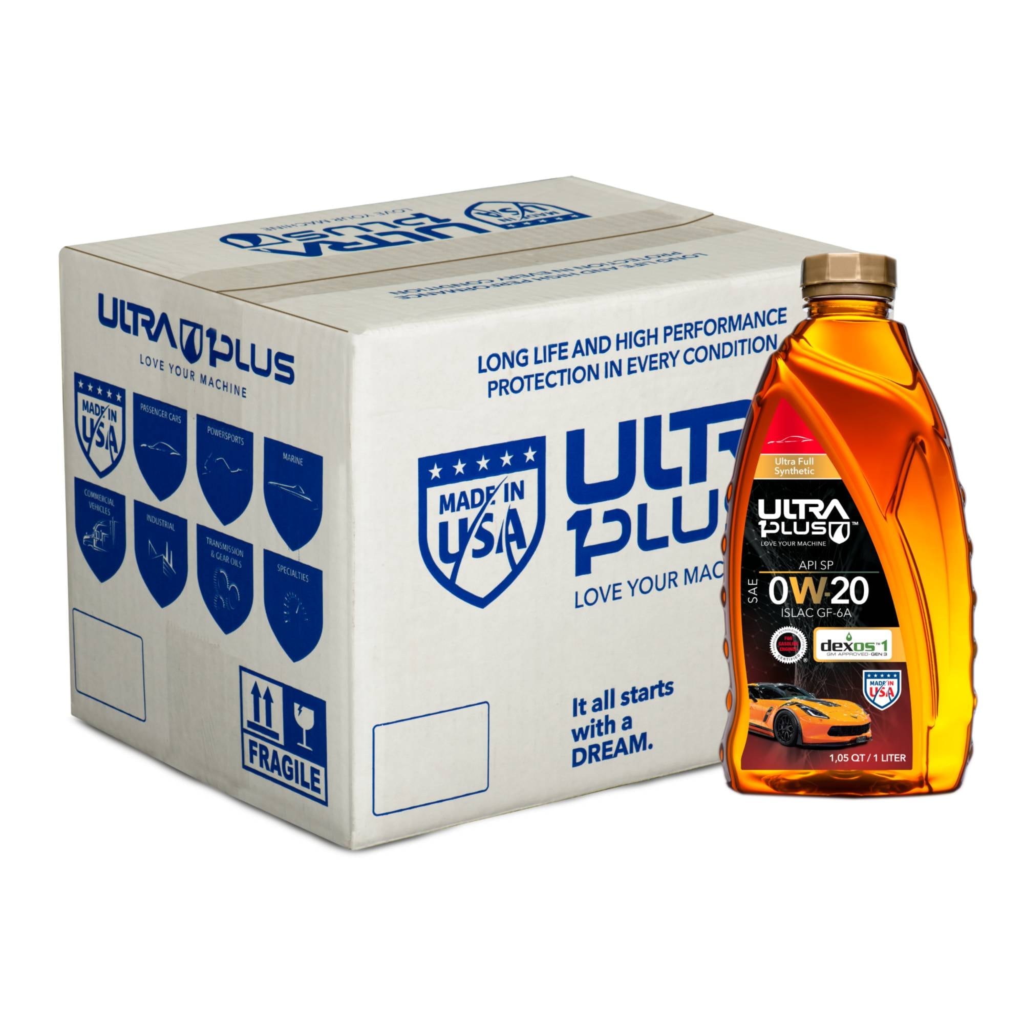 ULTRA 1PLUS SAE 0W-20 Full Synthetic Motor Oil, 2 Gallon