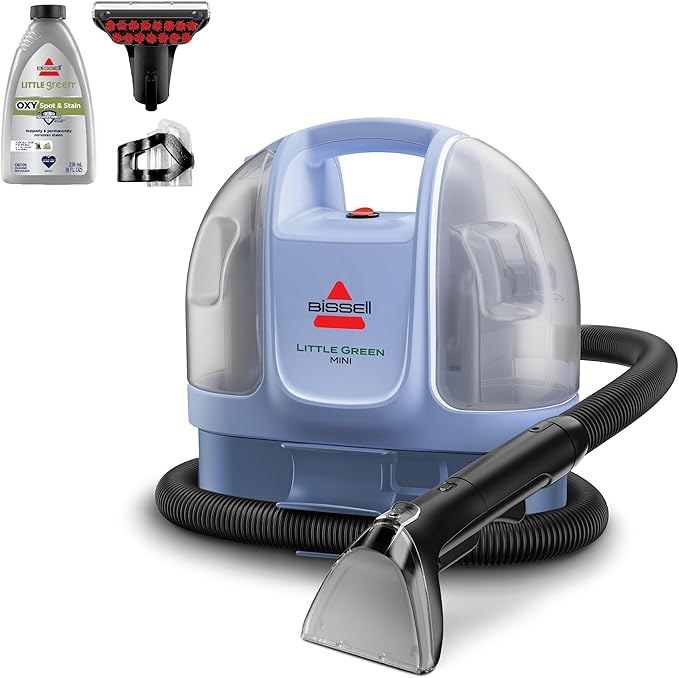 BISSELL Little Green Mini Portable Carpet and Upholstery Deep Cleaner 4075F, Lake