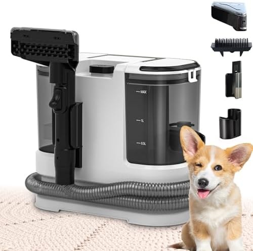 HOMLOVE Portable Carpet & Upholstery Cleaner 21Kpa 800W