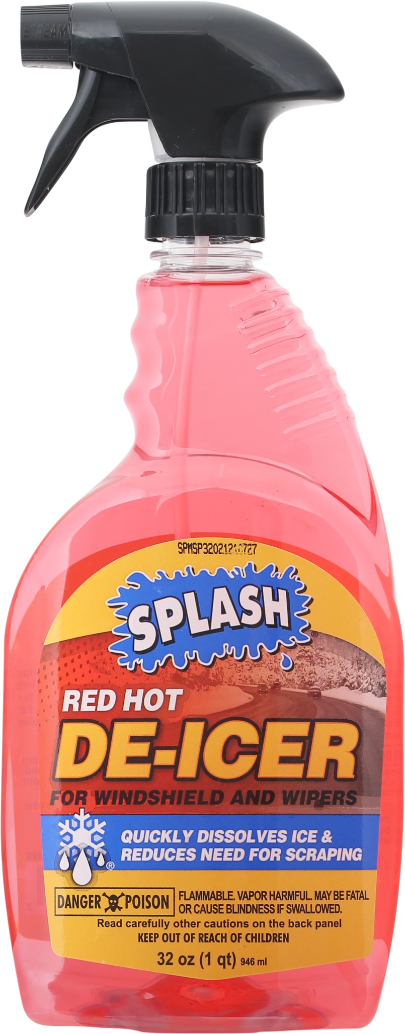 Splash Red Hot De-Icer Windshield Trigger Spray, 3-Pack