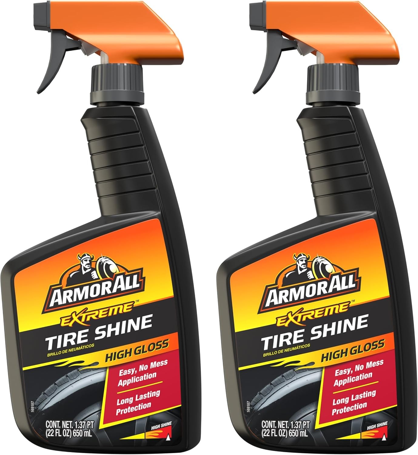 Armor All Car Tire Shine, One-Step Tire Shine Spray, 2 Count