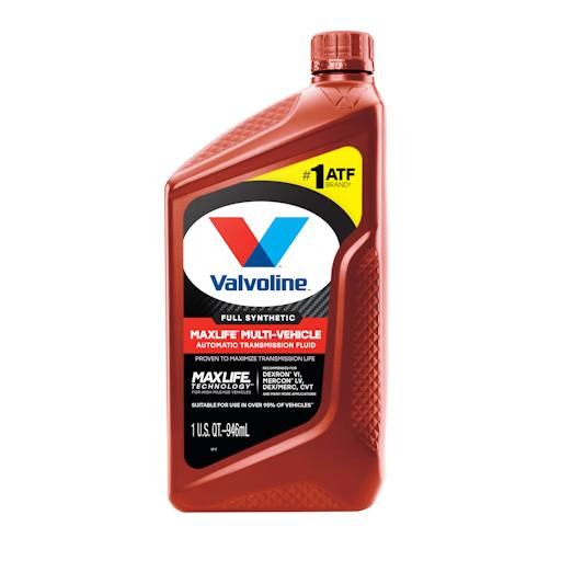 Valvoline Multi-Vehicle ATF Full Synthetic Automatic Transmission Fluid, 1 Quart