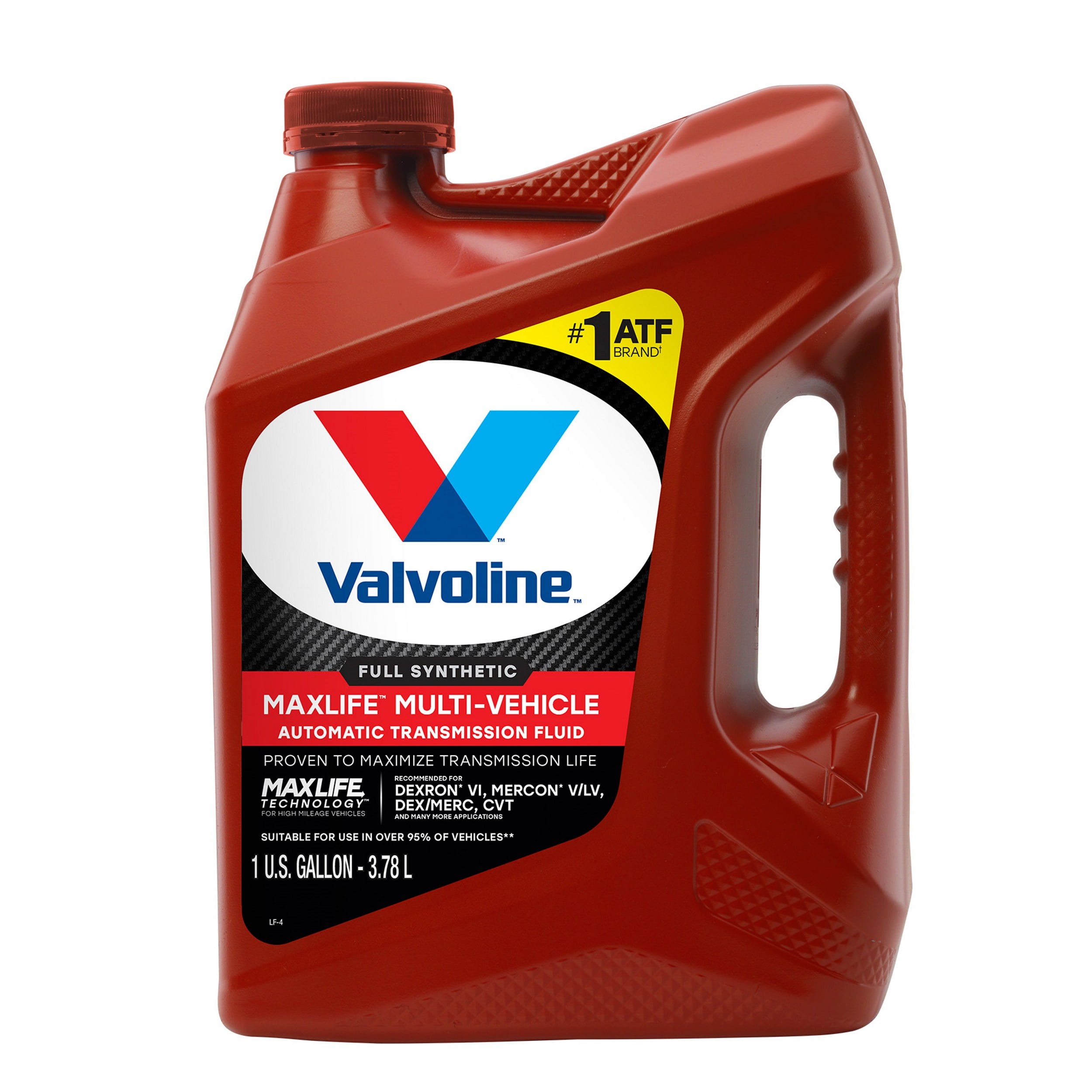 Valvoline Multi-Vehicle ATF Full Synthetic Automatic Transmission Fluid, 1 GA, Case of 3
