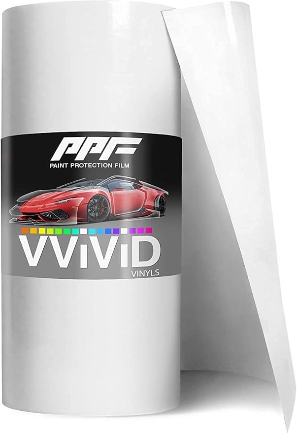 VViViD High Gloss Paint Protection Film (PPF), 12 x 121 inch, Self Healing