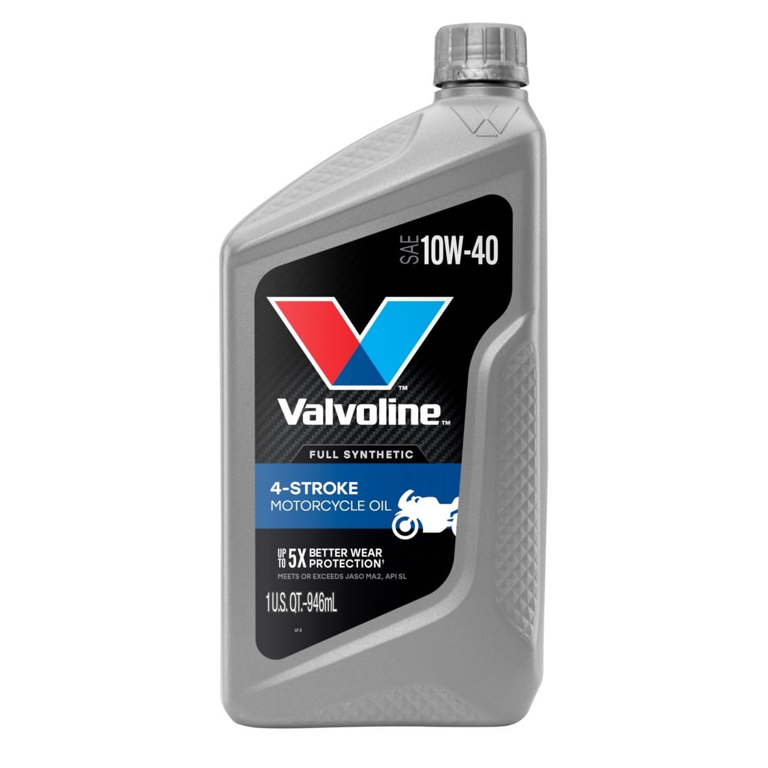 Valvoline 4-Stroke Motorcycle 10W-40 Motor Oil, 1 Quart