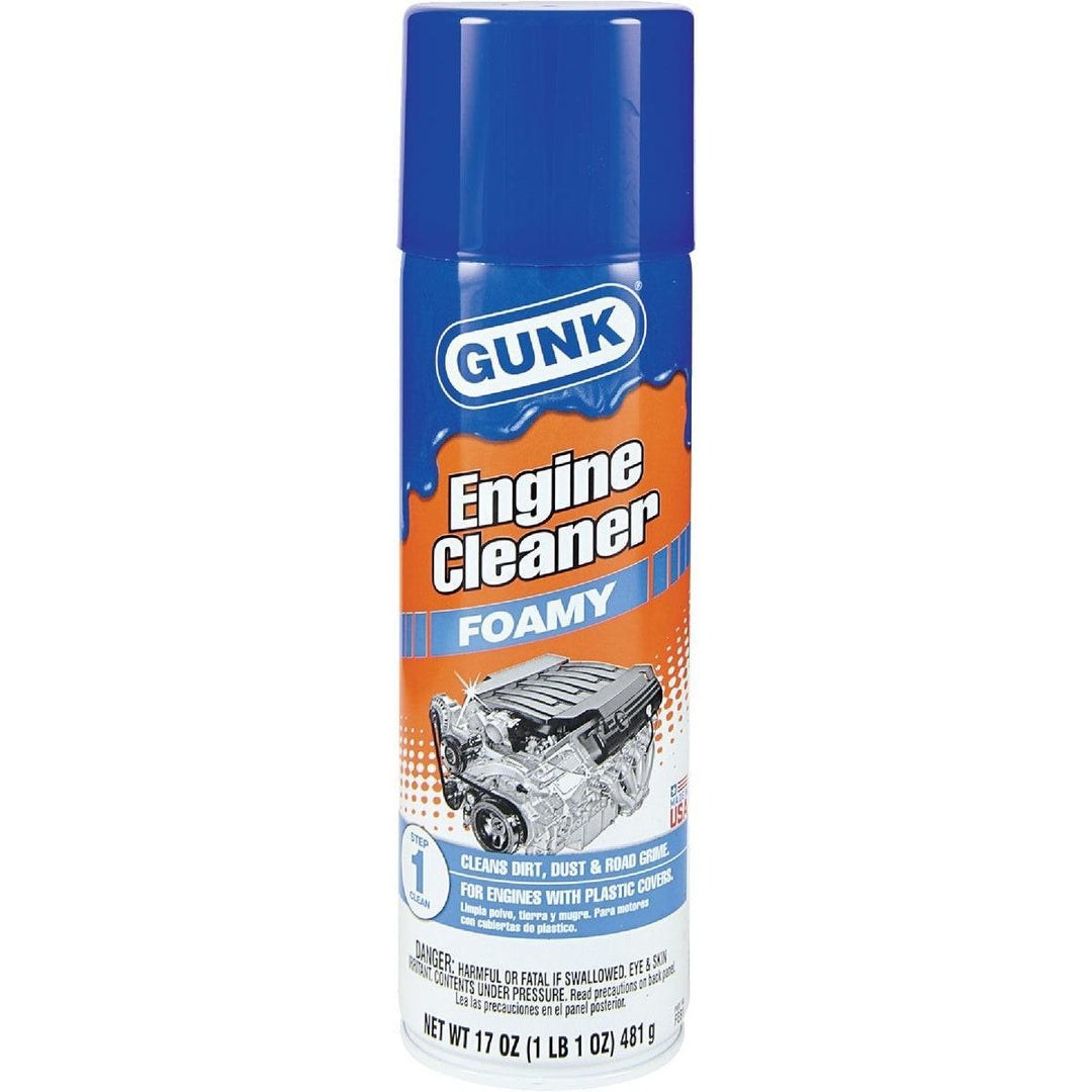 GUNK FEB1 Foamy Engine Brite Engine Degreaser, 17 oz, Case of 12