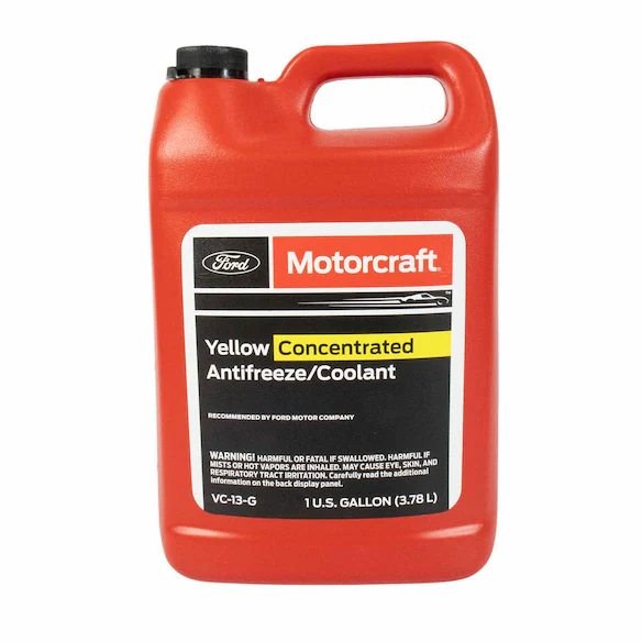Ford Genuine Ford Fluid VC-13-G Yellow Concentrated Antifreeze/Coolant, 1 Gallon