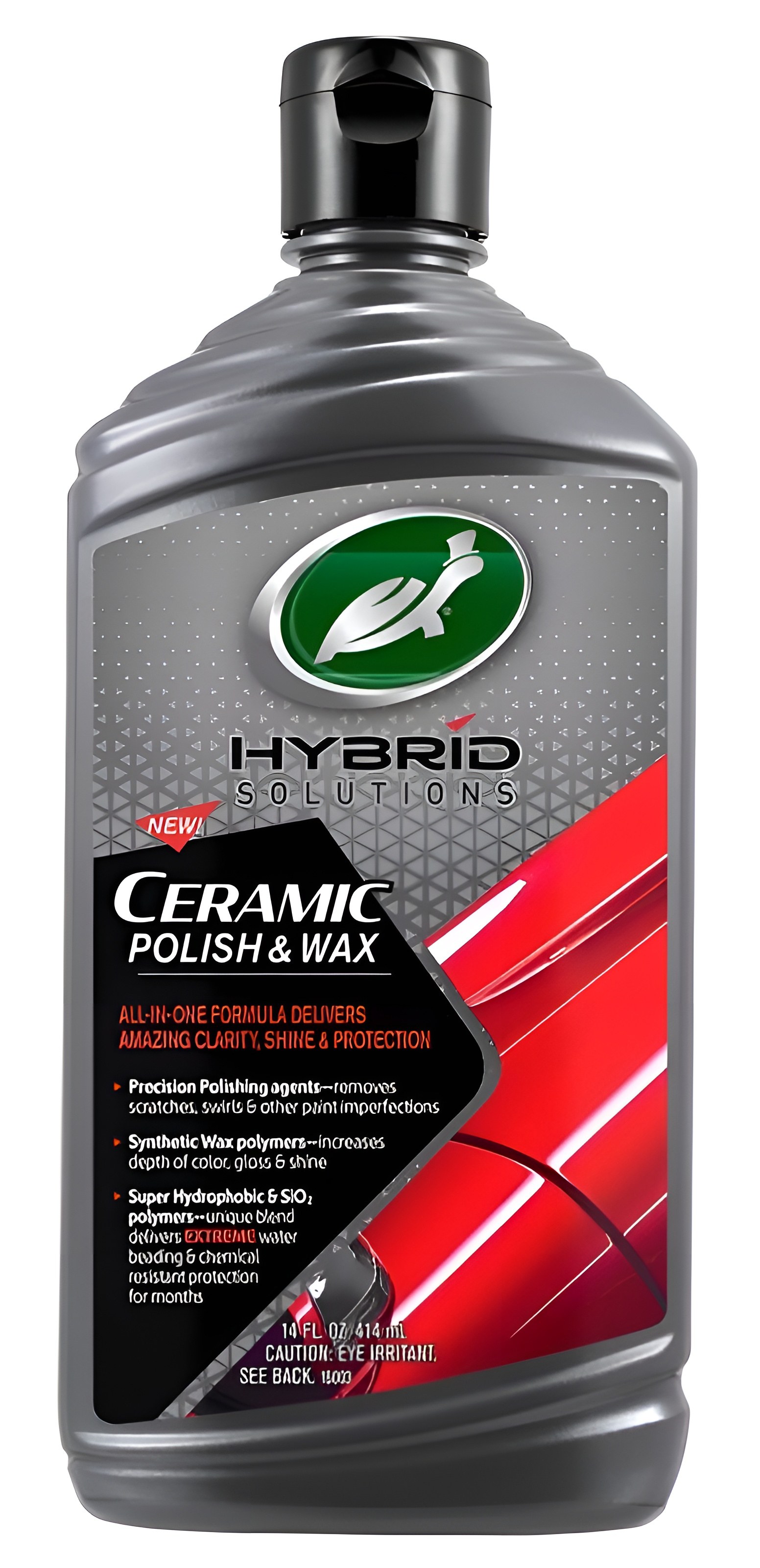 Turtle Wax 53412 Hybrid Solutions Ceramic Polish and Wax, 14 oz