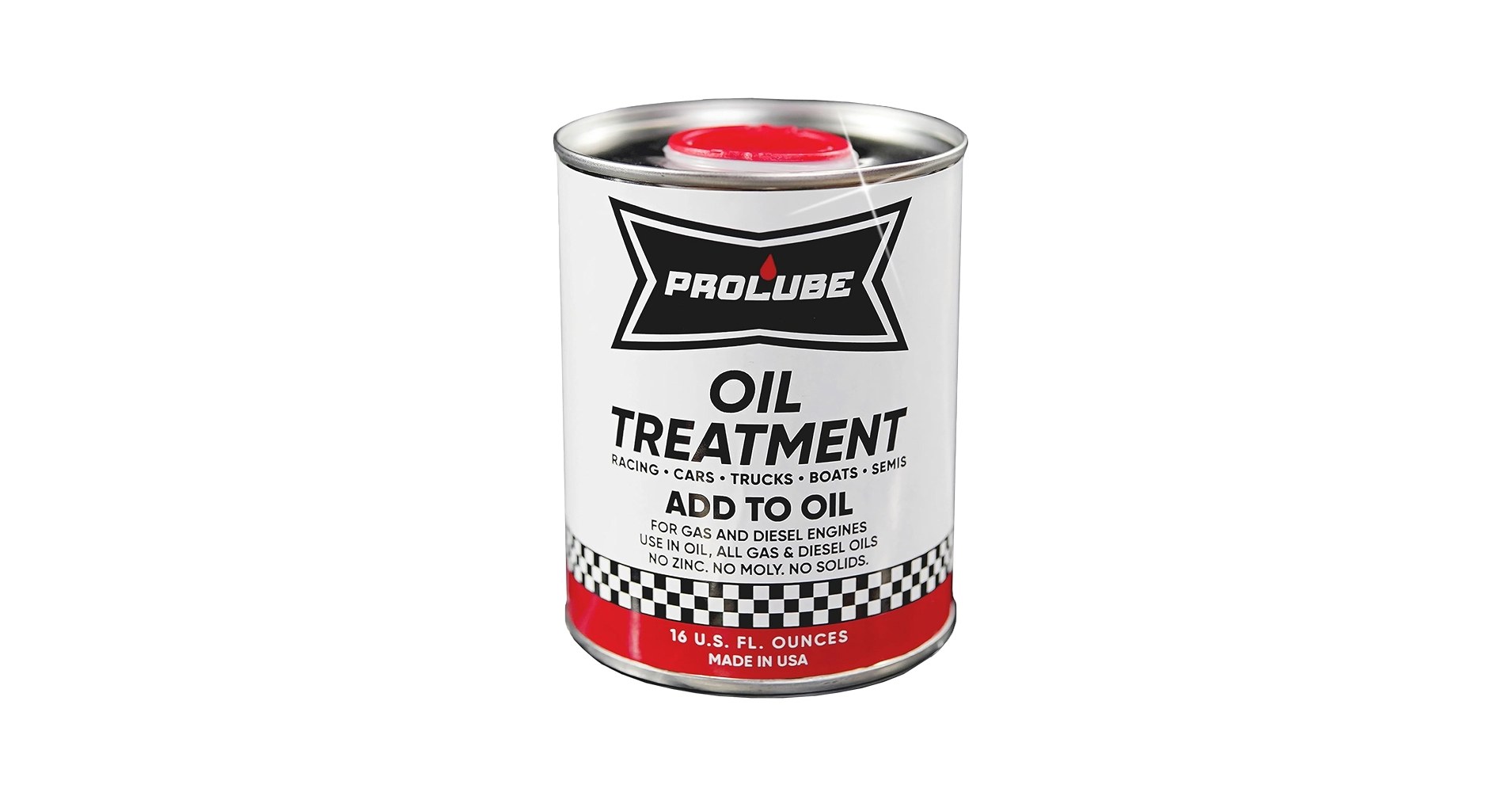 Prolube Oil Treatment, Engine Oil Additive for Gas & Diesel Engines, 16 oz