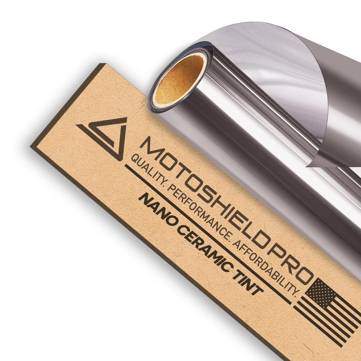 MotoShield Pro Premium Ceramic Window Tint Film — 2 mil, 99% UV Block