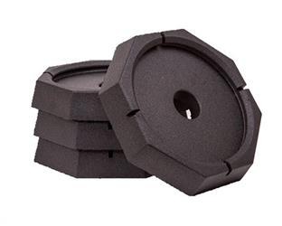 SnapPad Xtra 4-Pack, Four-Point RV Leveling System 9" Round Jack Feet