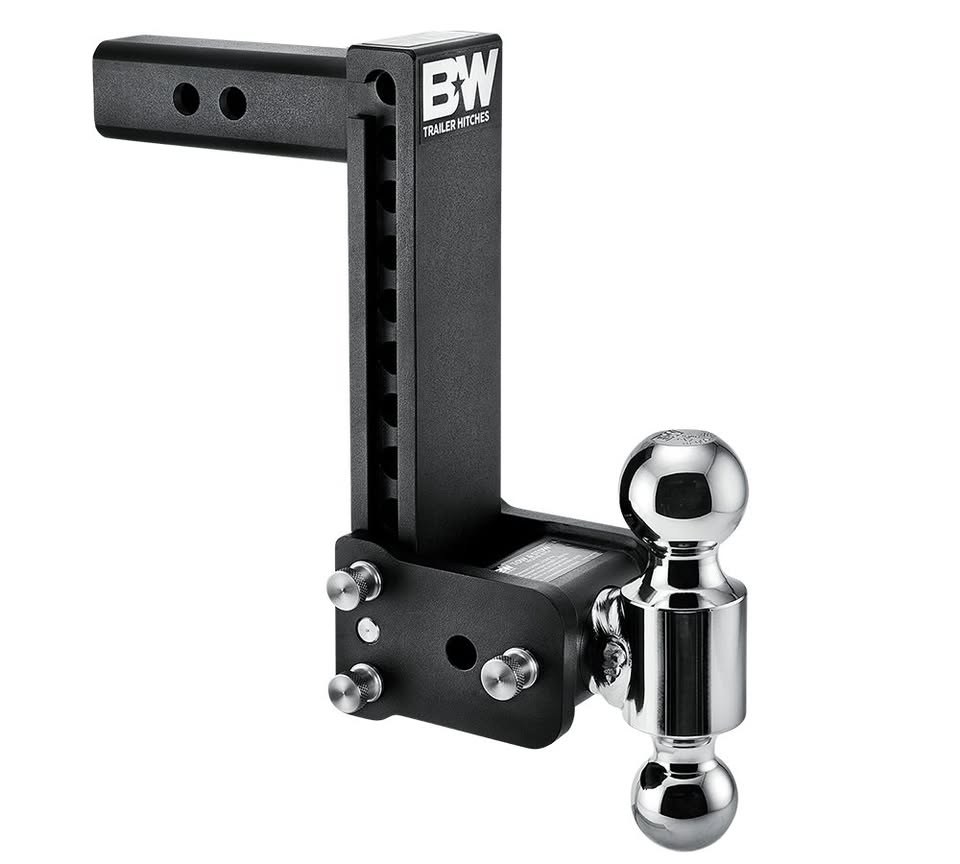 MaxxHaul 70270 Trailer Hitch Hollow Shaft Triple Ball Mount, Black