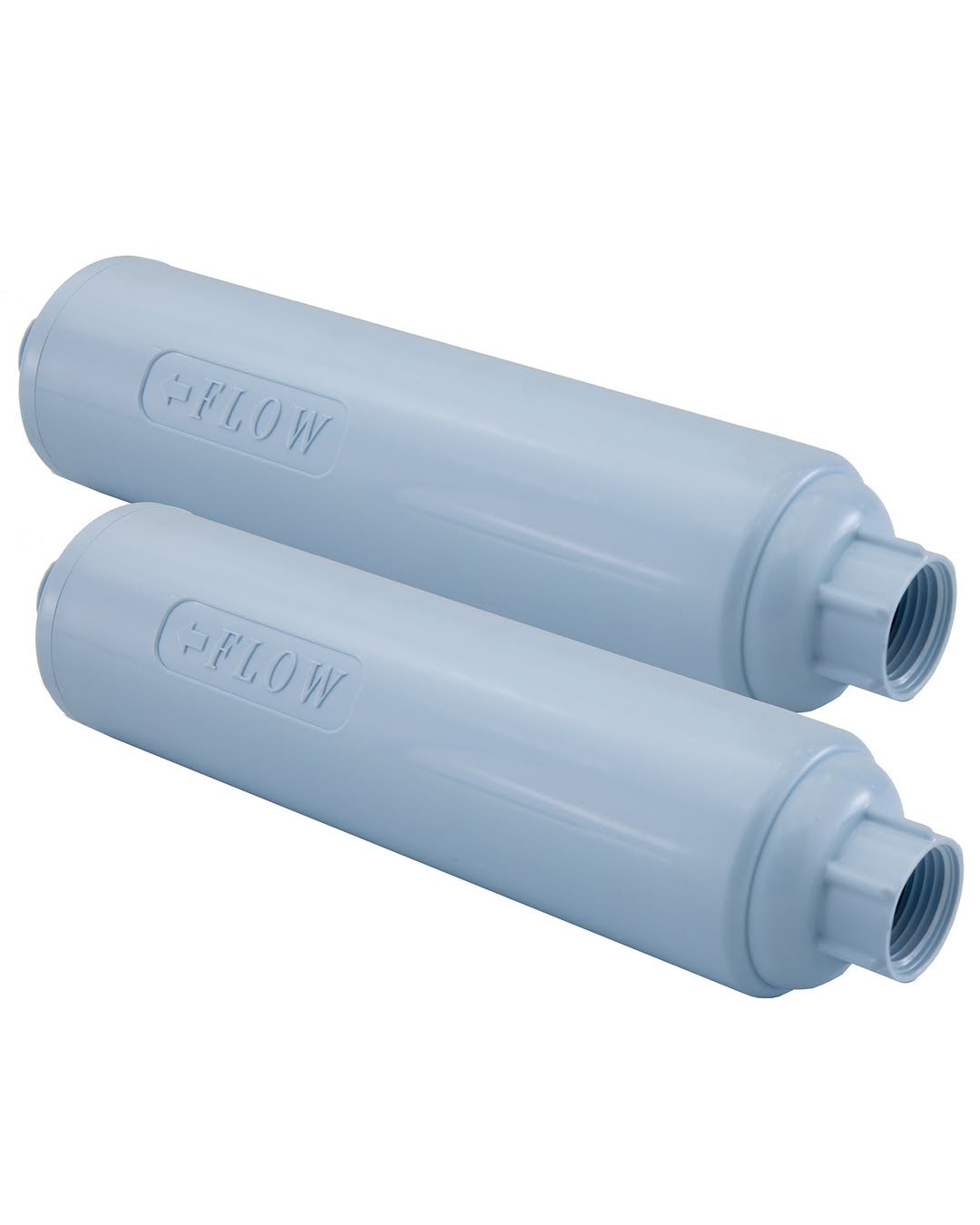 CRYSTALA RV/Camper Water Filter, Inline, Reduces Bad Taste, Odors, Chlorine and Sediment, 3 Pack with 2 Flexible Hose Protectors