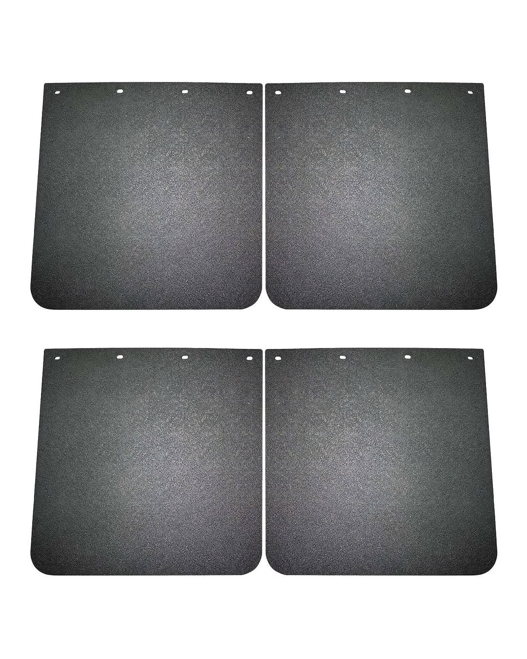 Semi Truck Mud Flaps 24"x30", Universal Heavy Duty Polymer MudFlaps for Semi Truck Tractor Trailer, 4Pcs