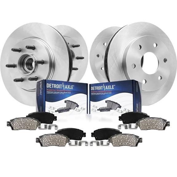 Detroit Axle Brake Pads & Rotors Kit