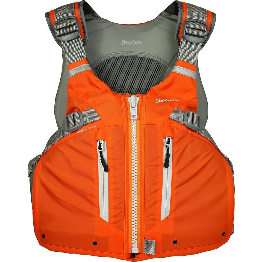 Stohlquist Universal Fit Adult Life Jacket PFD 4 Pack, Coast Guard Approved, for Men and Women 90+ lbs, Lightweight Neoprene