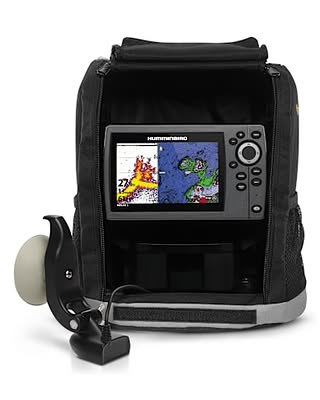 Humminbird HELIX 5 CHIRP GPS G2 PT Portable Fish Finder Kit, 5" Widescreen, Dual Spectrum CHIRP