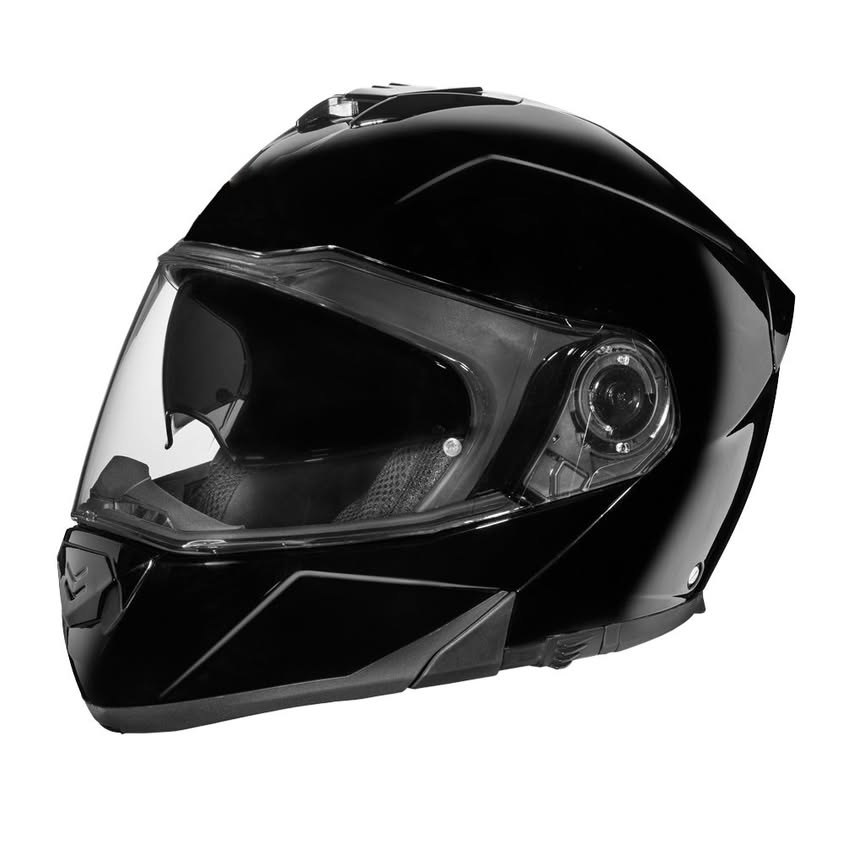 ESRADA Full Face Motorcycle Bluetooth Helmet, DOT Approved, Dual Visors Flip up Modular Bluetooth Integrated