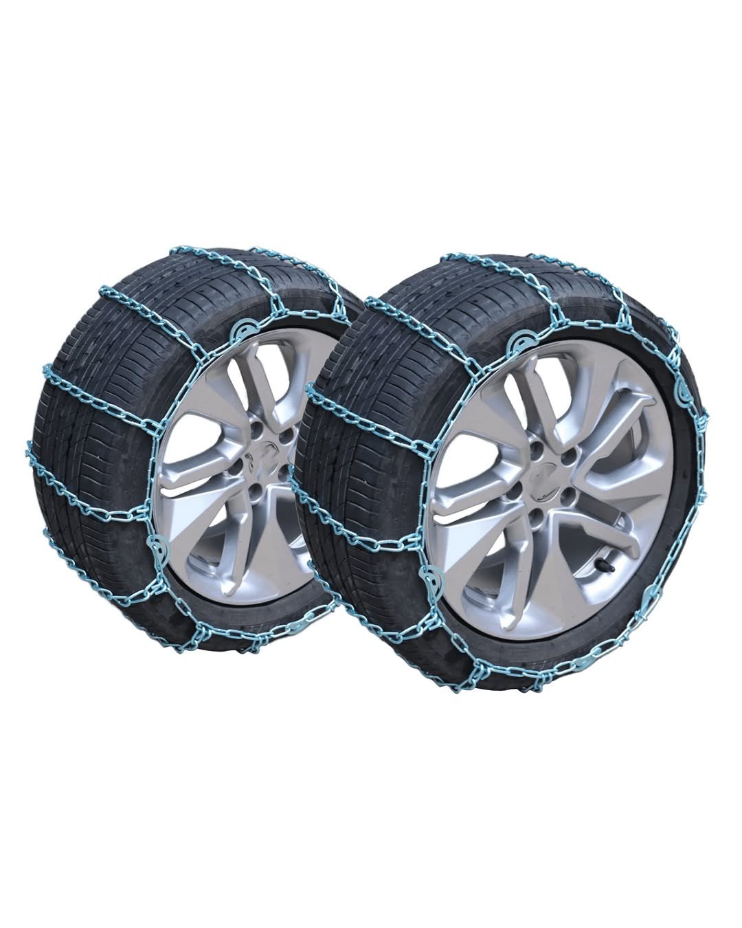 Tire Chains, 8 Pack Snow Chains for Car SUV Pickup Trucks, for Tire Width 195-265mm, Adjustable Universal Emergency Thickening Chains