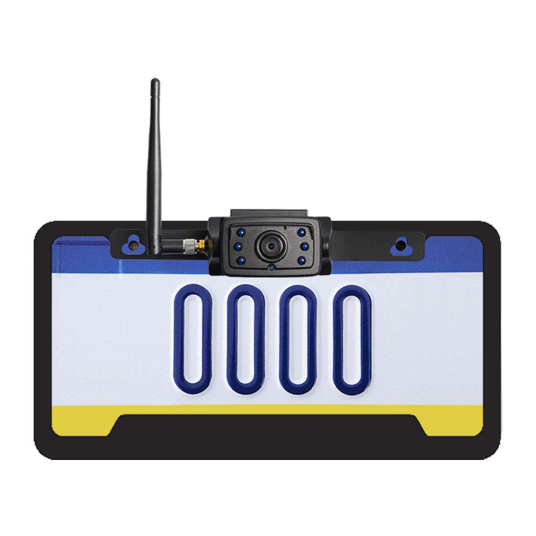 YEOIZO Wireless License Plate Backup Camera for Car/SUV, No Drilling WiFi HD 160° View, Waterproof IP68, Real-Time Signal, Compatible iPhone/Android/iPad