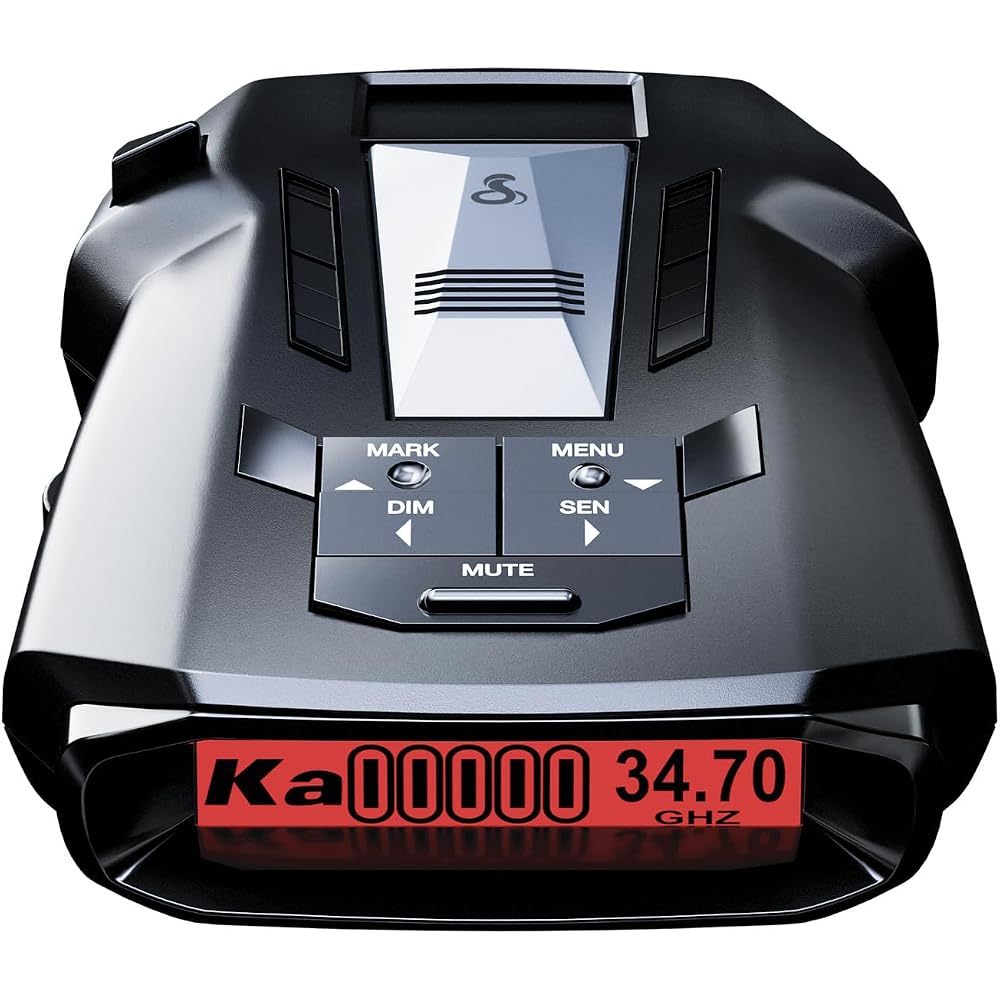 Cobra RAD 700i Laser Radar Detector - Premium Detection Range, AutoLearn Intelligence, Advanced Filtering Software, Apple CarPlay and Android Auto Compatible, Laser Eye Front and Rear Detection