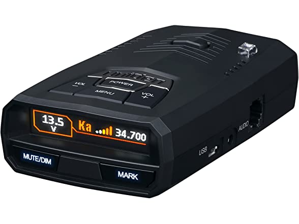 Uniden R4 Extreme Long-Range Laser/Radar Detector, Record Shattering Performance, Built-in GPS w/ AUTO Mute Memory, Voice Alerts, Red Light & Speed Camera Alerts, Multi-Color OLED Display, Black