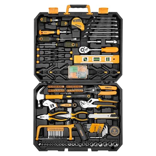 DEKOPRO 228 Piece Socket Wrench Auto Repair Tool Set
