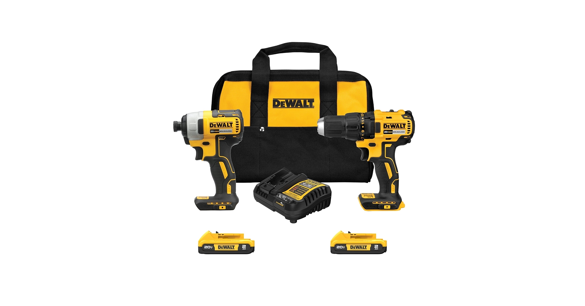 DEWALT 20V MAX Brushless 2-Tool Combo Kit DCK277D2