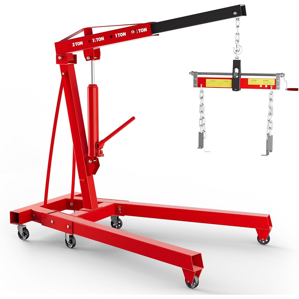 2-Ton Folding Engine Hoist Cherry Picker