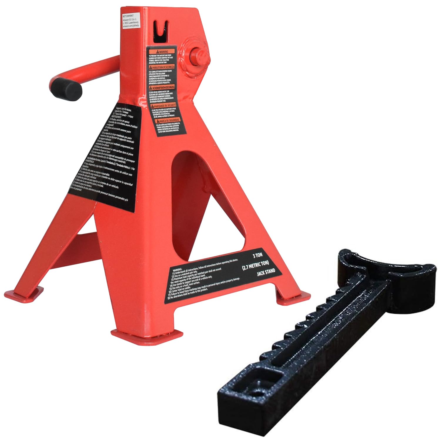 Amazon Basics Steel Jack Auto Stands 3 Ton 1 Pair