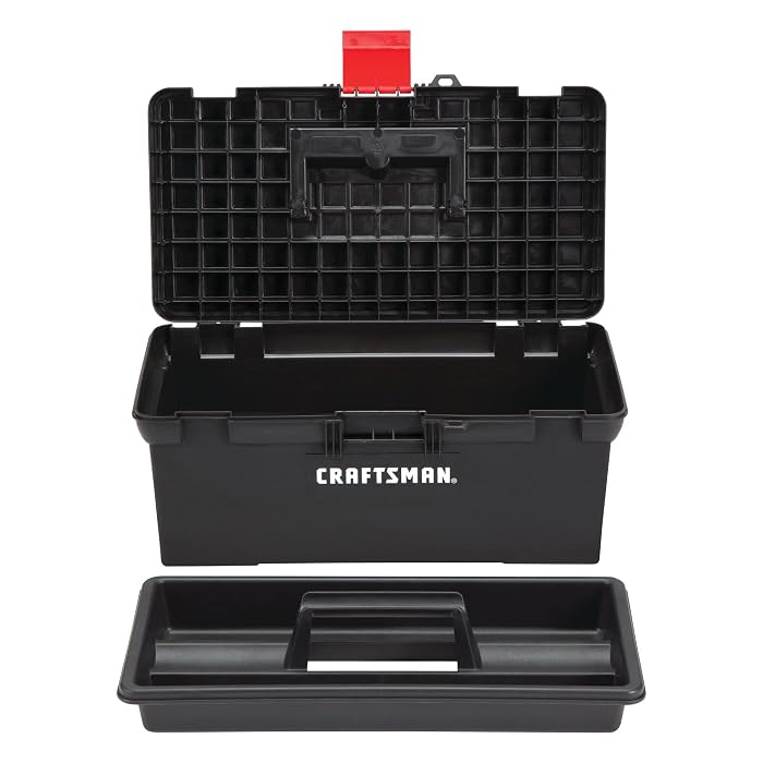 CRAFTSMAN Tool Box Lockable 16 in Black CMST16005